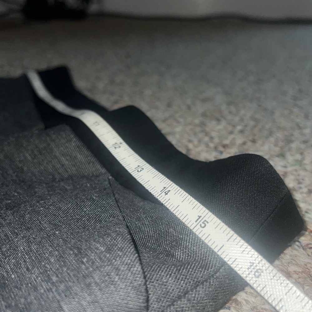 Express Editor Pant Dark Grey With Black Trim Det… - image 7